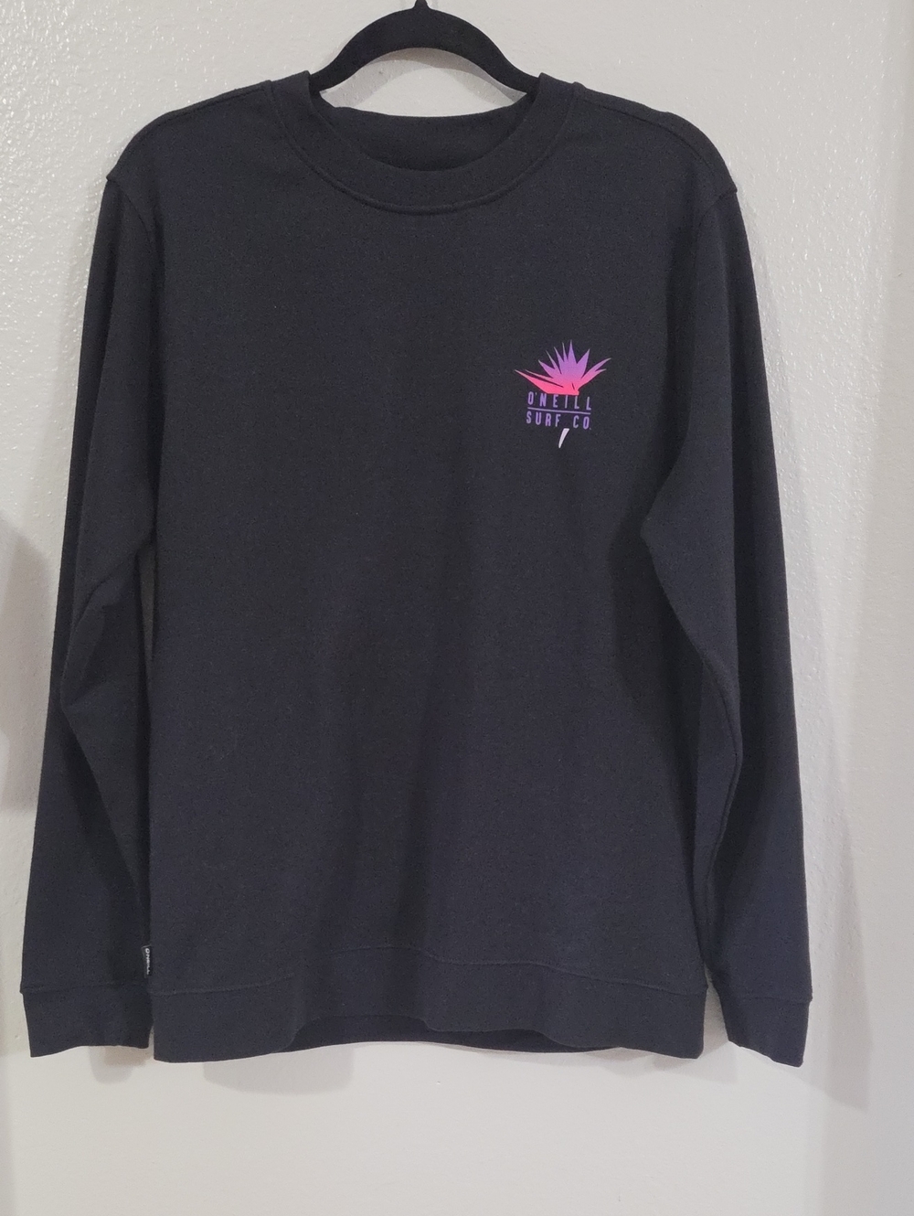 O'Neill Surf Co. Graphic Black Crewneck Sweatshirt